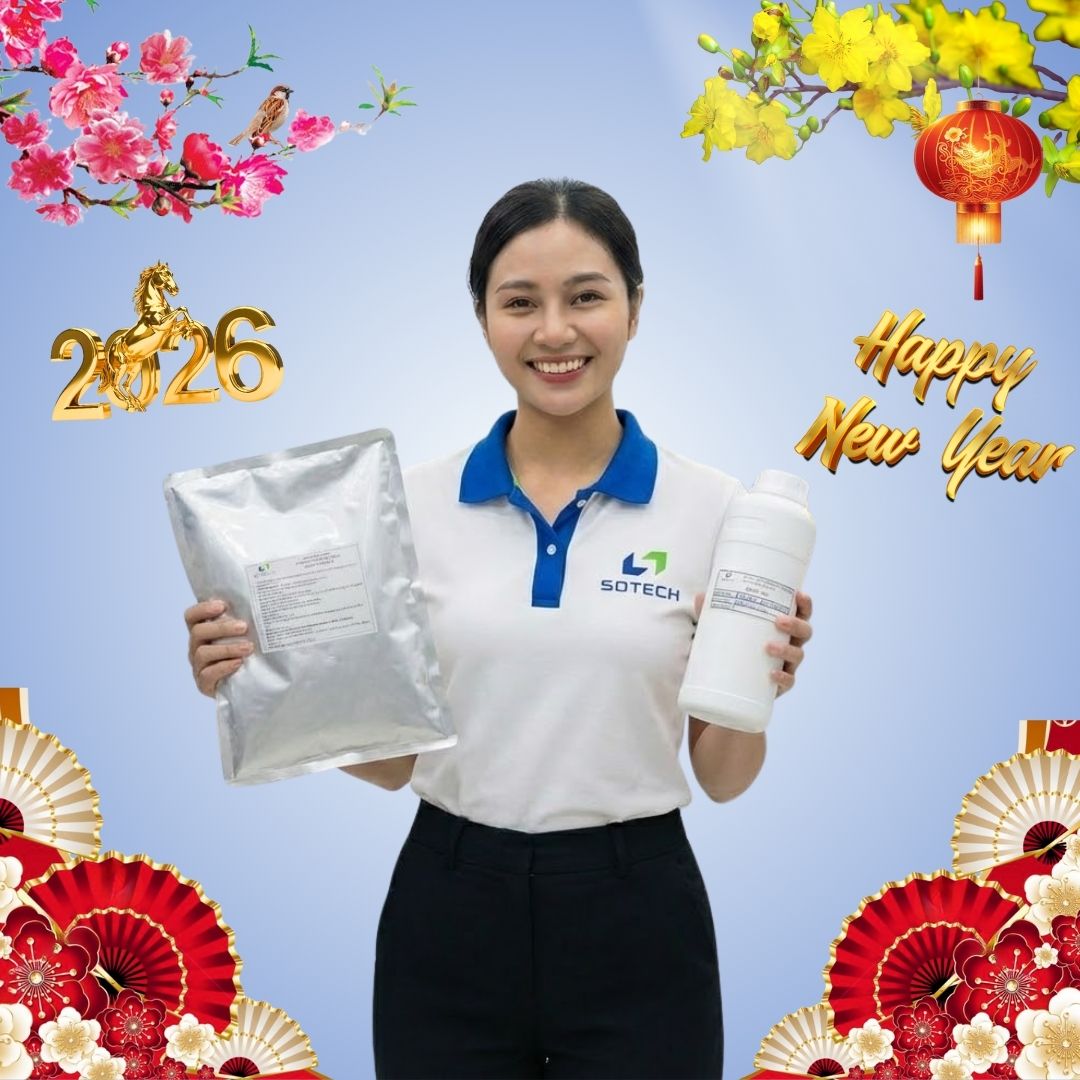 Sotech Food Chúc Mừng Năm Mới 2026 Qúy Đối Tác Khách Hàng Hương Liệu
